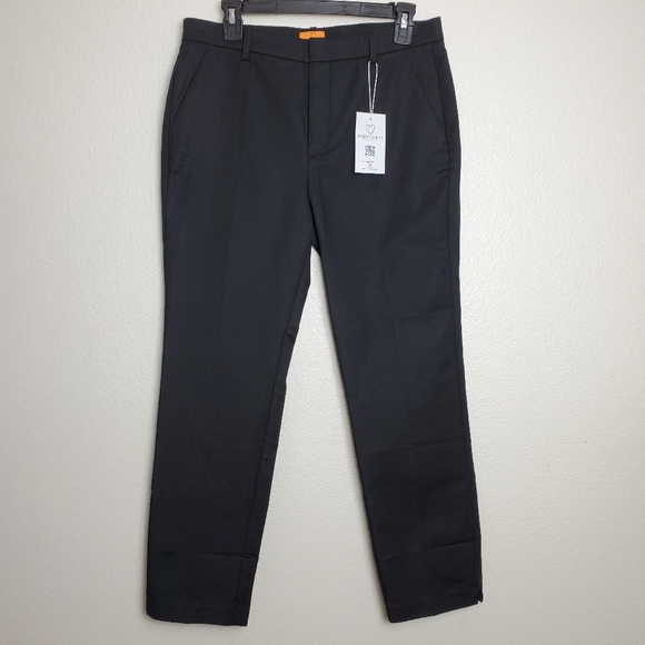 womens black ankle dress pants